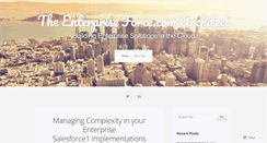 Desktop Screenshot of enterpriseforcearchitect.com